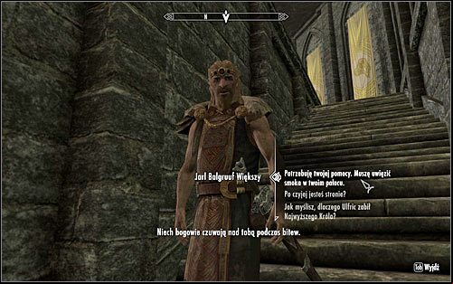 Open the world map and fast travel to Dragonsreach in Whiterun - Preparing to catch a dragon | The Fallen - The Fallen - The Elder Scrolls V: Skyrim Game Guide