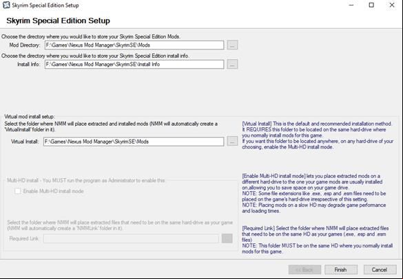 Select where you want to install the modifications for the game. - How to install Beyond Skyrim: Bruma? - General information - The Elder Scrolls V: Skyrim Game Guide