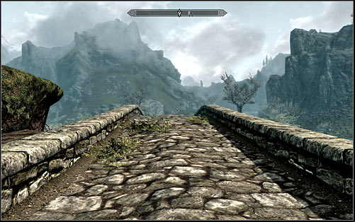IF you dont want to use the carriage or fast travel, the best solution would be leaving Riverwood and heading west - Heading to Alduins Wall | Alduins Wall - Alduins Wall - The Elder Scrolls V: Skyrim Game Guide