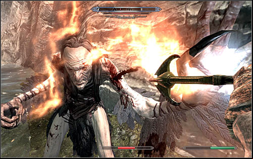 The dragon isnt the only threat that you will have to deal with - Heading to Alduins Wall | Alduins Wall - Alduins Wall - The Elder Scrolls V: Skyrim Game Guide