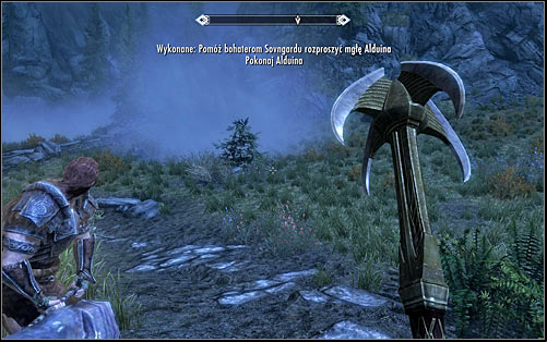 Alduin will soon cause the mist to return, so use the Clear Skies Shout once again - Defeating Alduin | Dragonslayer - Dragonslayer - The Elder Scrolls V: Skyrim Game Guide