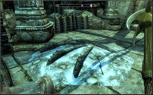 You will once again have to use the ramp, heading onto the lower levels - Discerning the Transmundane - p. 2 - Daedric quests - The Elder Scrolls V: Skyrim Game Guide