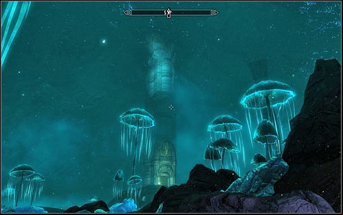 Go round the green sphere from the north and turn south after reaching the western edge of Blackreach - Discerning the Transmundane - p. 2 - Daedric quests - The Elder Scrolls V: Skyrim Game Guide