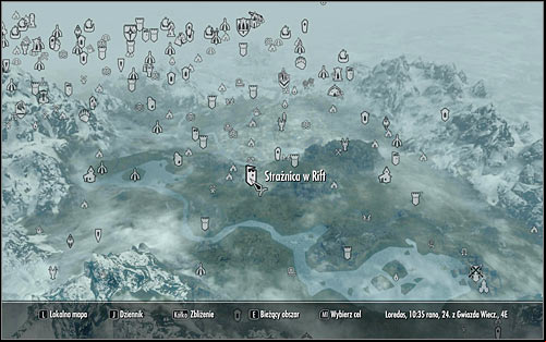 If you dont want to waste time on searching for this race, you can head to Rift Watchtower (screen above), located north-west of Riften - Discerning the Transmundane - p. 3 - Daedric quests - The Elder Scrolls V: Skyrim Game Guide
