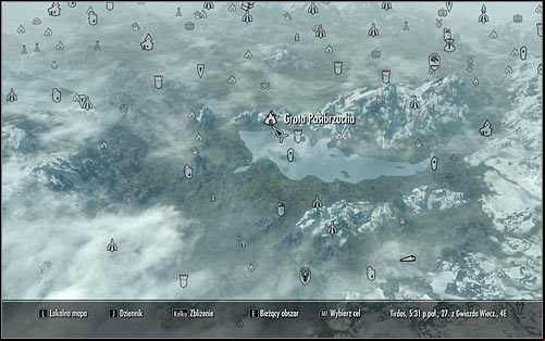 Open the world map and find the destination, i - Ill Met By Moonlight - p. 2 - Daedric quests - The Elder Scrolls V: Skyrim Game Guide