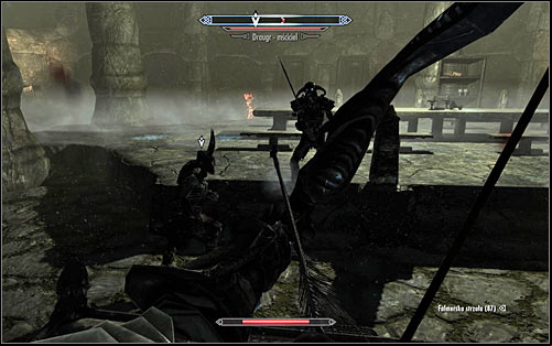 You must be very careful about Eola if she takes part in this battle and dont let the monster surround her, as she would be easily killed by their powerful attacks - The Taste of Death - p. 2 - Daedric quests - The Elder Scrolls V: Skyrim Game Guide