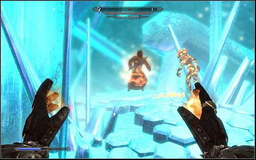 You need to fight the Dremoras very carefully, as otherwise you will get surrounded or get under massive fire and die quickly - The Black Star - p. 3 - Daedric quests - The Elder Scrolls V: Skyrim Game Guide
