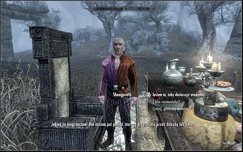 You will be able to speak to Sheogorath directly only after Pelagius gets dismissed (screen above) - The Mind of Madness - p. 1 - Daedric quests - The Elder Scrolls V: Skyrim Game Guide