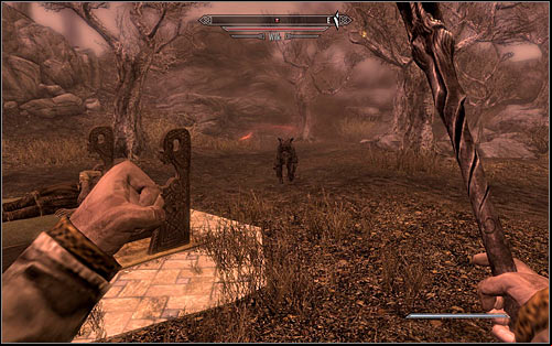 Hitting Pelagius with a magic projectile should cause a wolf (screen above) to appear - The Mind of Madness - p. 2 - Daedric quests - The Elder Scrolls V: Skyrim Game Guide