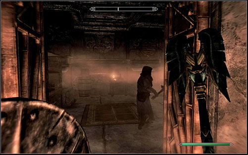 Follow Tyranus, who will be running towards the exit - The House of Horrors - Daedric quests - The Elder Scrolls V: Skyrim Game Guide