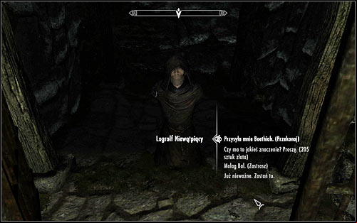 Approach Logrolf the Willful and speak to him - The House of Horrors - Daedric quests - The Elder Scrolls V: Skyrim Game Guide