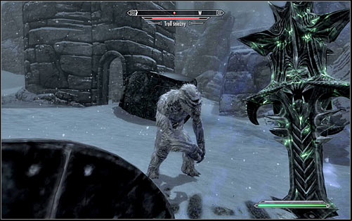 An example of a location occupied by Trolls is for example the Labyrinthian found in the northern Skyrim mountains (screen above) which you visit during the College of Winterhold quest Staff of Magnus - The Cursed Tribe - p. 1 - Daedric quests - The Elder Scrolls V: Skyrim Game Guide