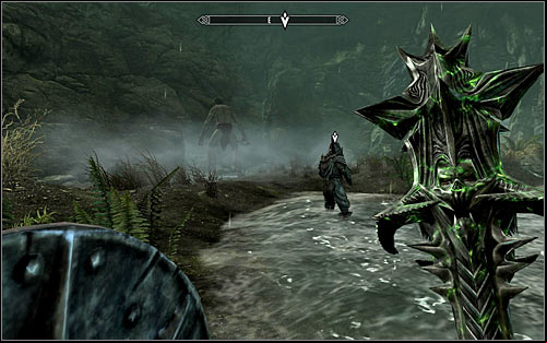 Wait for Chief Yamarz to head into the cave and follow him - The Cursed Tribe - p. 2 - Daedric quests - The Elder Scrolls V: Skyrim Game Guide