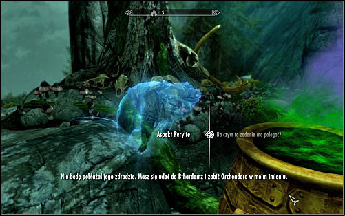 You will speak with the aspect of Peryite (screen above) - The Only Cure - p. 1 - Daedric quests - The Elder Scrolls V: Skyrim Game Guide