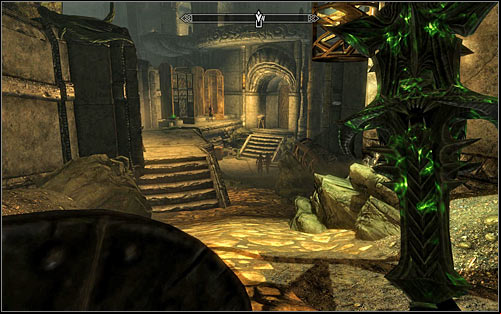 Note the corpses that suggest the presence of a trap activated by pushing the pressure plate - The Only Cure - p. 2 - Daedric quests - The Elder Scrolls V: Skyrim Game Guide