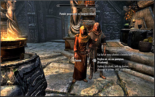 You will wake up at the Temple of Dibella in Markarth with a conversation with Senna, who is mad at you for demolishing the temple interior - A Night to - p. 1 - Daedric quests - The Elder Scrolls V: Skyrim Game Guide
