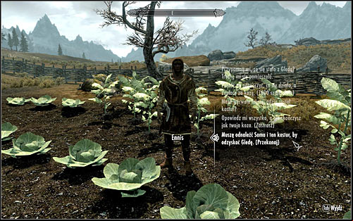 As you reach Rorikstead, look around the field ading the local inn during daytime and you should be stopped by a farmer Ennis, asking you to return the goat that you have stolen - A Night to - p. 1 - Daedric quests - The Elder Scrolls V: Skyrim Game Guide