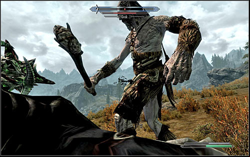 As you reach your destination, it will turn out that Gleda the Goat is being watched by Grok the Giant - A Night to - p. 1 - Daedric quests - The Elder Scrolls V: Skyrim Game Guide
