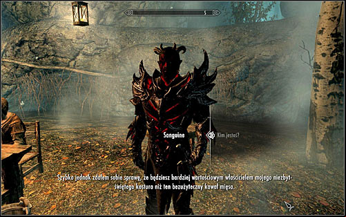 Approach Sam and speak to him to learn that hes really Sanguine, the Daedric Prince of debauchery - A Night to - p. 2 - Daedric quests - The Elder Scrolls V: Skyrim Game Guide