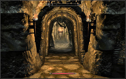 Pulling the lever will raise the grate, so return to the middle room and head into the newly unlocked south-west corridor (screen above) - Pieces of the Past - p. 2 - Daedric quests - The Elder Scrolls V: Skyrim Game Guide