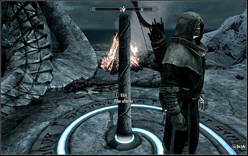 Approach the pillar (screen above) and press E to make your companion approach it as well - Boethiahs Calling - p. 1 - Daedric quests - The Elder Scrolls V: Skyrim Game Guide