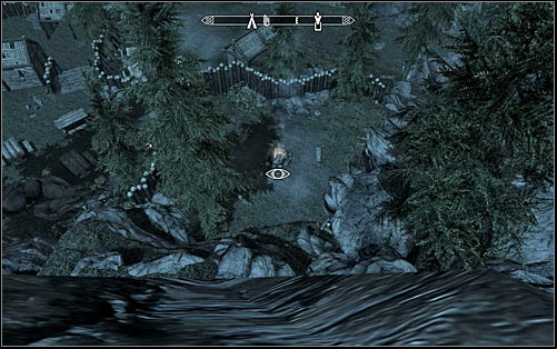 If you plan to attack the enemies by surprise or to sneak, it would be good to approach the mine from the west - Boethiahs Calling - p. 2 - Daedric quests - The Elder Scrolls V: Skyrim Game Guide