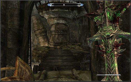 Jump to the lower room and head west, eventually reaching a lever which you need to pull - The Pale Lady | Side quests - Side quests - The Elder Scrolls V: Skyrim Game Guide