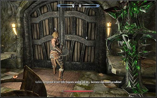 Wait for Golldir to open the age and use the door leading inside Hillgrunds Tomb - Ancestral Worship | Side quests - Side quests - The Elder Scrolls V: Skyrim Game Guide