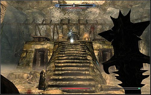 As you fight the Draugrs, keep an eye on the com and start attacking Vals Veran when only he returns to the battlefield (screen above) - Ancestral Worship | Side quests - Side quests - The Elder Scrolls V: Skyrim Game Guide