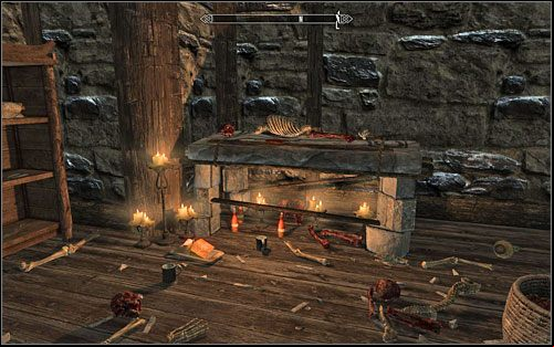 Before heading out to help the woman, take a look around the house - Blood on the Ice - p. 2 | Side quests - Side quests - The Elder Scrolls V: Skyrim Game Guide