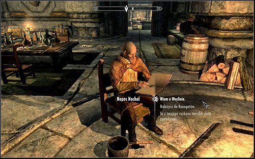 Without much delicacy, Nepos will reveal hes a Forsworn agent following the order of their King - The Forsworn Conspiracy | Side quests - Side quests - The Elder Scrolls V: Skyrim Game Guide