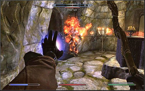 Be ready for Draugrs to break through the walls (screen above) - Under Saarthal - p. 2 | Side quests - Side quests - The Elder Scrolls V: Skyrim Game Guide