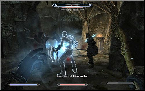 Soon more Draugrs (including a Draugr - Wight) will attack you, though you will most of all have to look out for the Draugr - Scourge (screen above) - Under Saarthal - p. 2 | Side quests - Side quests - The Elder Scrolls V: Skyrim Game Guide
