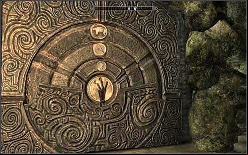 Inside the next room you will come across yet another door - Forbidden Legend - p. 2 | Side quests - Side quests - The Elder Scrolls V: Skyrim Game Guide