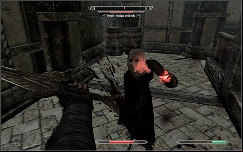 Move onwards, looking out for traps in the floor and the sleeping Draugrs beside the walls - The Wolf Queen Awakened | Side quests - Side quests - The Elder Scrolls V: Skyrim Game Guide