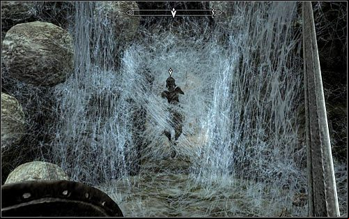 Further actions are available after reaching the room in which you have to defeat the Giant Frostbite Spider - The Golden Claw | Side quests - Side quests - The Elder Scrolls V: Skyrim Game Guide