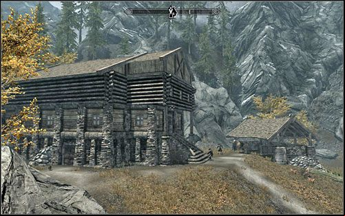 The documents youre looking for can be found at the basement of the house - enter through the door to be closest to the destination point - Promises to Keep | Side quests - Side quests - The Elder Scrolls V: Skyrim Game Guide