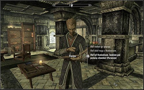 As you speak with Viarmo, it will turn out that the verse isnt complete and your hero will automatically suggest using a trick, or rather falsifying it - Tending the Flames - p. 2 | The Bards College quests - The Bards College quests - The Elder Scrolls V: Skyrim Game Guide
