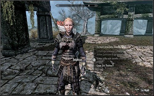 You can approach this quest no sooner than after finishing the main quest Alduins Wall - (The Blades) Bring a Follower to Delphine | The Blades and the Greybeards quests - The Blades and the Greybeards quests - The Elder Scrolls V: Skyrim Game Guide
