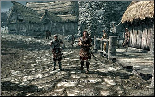 You dont have to create your character the second you choose the new game option from the main menu, because it occurs after a short and interactive introductionary sequence, showing the main character arriving in Helgen among other captured prisoners - Choosing race and gender - p.1 | Character development - Character development - The Elder Scrolls V: Skyrim Game Guide