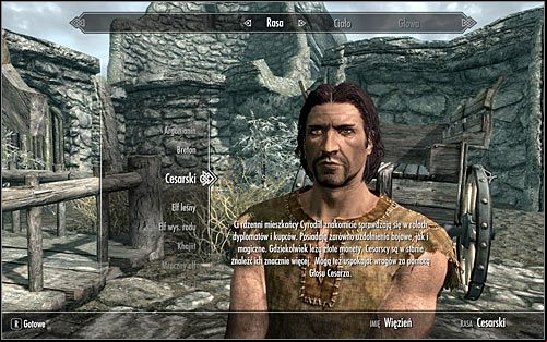 Voice of the Emperor (active unique ability) - This is a rather useful ability which calms down nearby opponents for 60 seconds, preventing them from attacking the main character - Choosing race and gender - p.1 | Character development - Character development - The Elder Scrolls V: Skyrim Game Guide