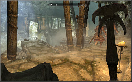 After the battle, wait until Rikke posts two Legionnaires there and follow her - The Jagged Crown - p.1 | Imperial Legion Quests - Imperial Legion Quests - The Elder Scrolls V: Skyrim Game Guide