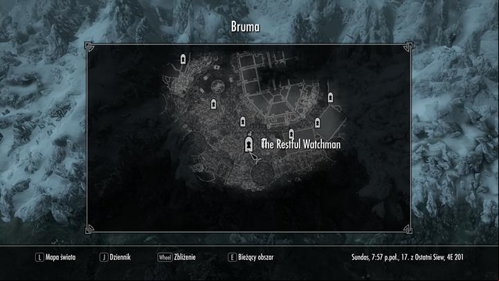 Where to start the quest: The Restful Watchman, after spending a night in the tavern - The Courier | Quests in the game - Quests in the game - The Elder Scrolls V: Skyrim Game Guide