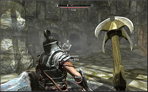 Be aware of your surroundings, because Draugrs (the above screen) will start coming out of the nearby crypts - The Jagged Crown - p.2 | Imperial Legion Quests - Imperial Legion Quests - The Elder Scrolls V: Skyrim Game Guide