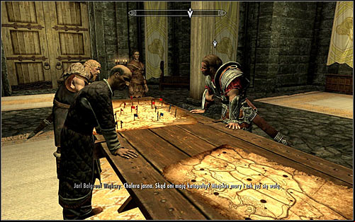 Legate Quentin Cipius should soon enter the room, but you dont have to talk to him - Message to Whiterun | Imperial Legion Quests - Imperial Legion Quests - The Elder Scrolls V: Skyrim Game Guide