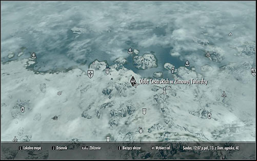 Leave the castle and open the world map - Reunification of Skyrim - p.2 | Imperial Legion Quests - Imperial Legion Quests - The Elder Scrolls V: Skyrim Game Guide