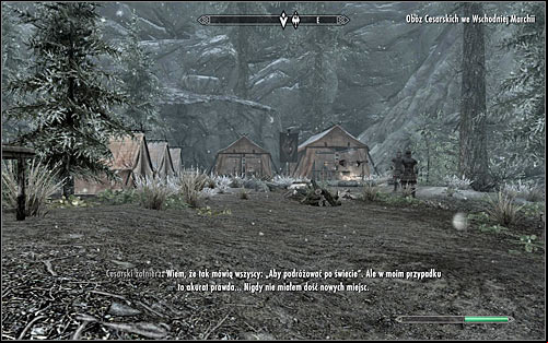 Be careful, because on your way to the camp you can be attacked not only by wild animals, but also by Giants - Reunification of Skyrim - p.2 | Imperial Legion Quests - Imperial Legion Quests - The Elder Scrolls V: Skyrim Game Guide