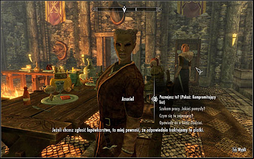 Find Anuriel in the main hall of Mistveil Keep (the above screen) - Compelling Tribute | Imperial Legion Quests - Imperial Legion Quests - The Elder Scrolls V: Skyrim Game Guide
