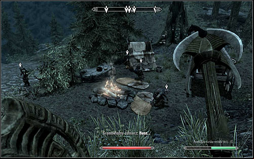 Only then move forward to the Stormcloaks camp (the above screen) - Compelling Tribute | Imperial Legion Quests - Imperial Legion Quests - The Elder Scrolls V: Skyrim Game Guide