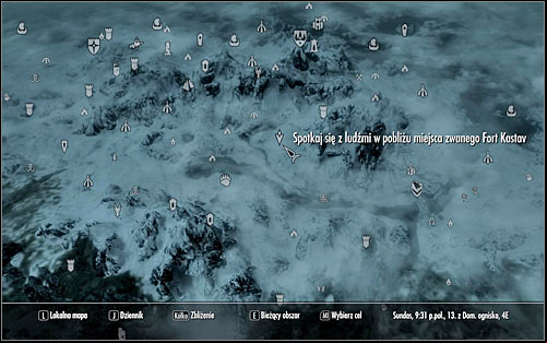 Youll see on the world map that the scouts have placed themselves at some distance from Fort Kastav (the above screen) - Rescue from Fort Kastav | Imperial Legion Quests - Imperial Legion Quests - The Elder Scrolls V: Skyrim Game Guide